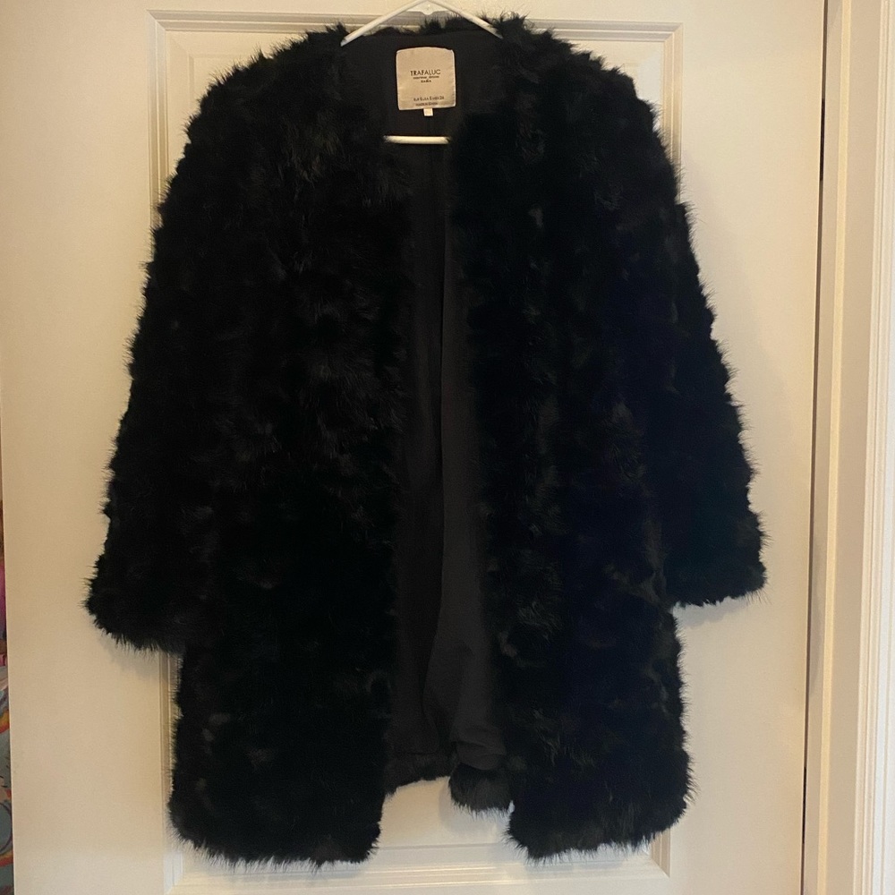 Zara Trafaluc Faux Fur Coat